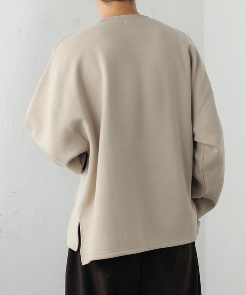 epnok（エプノック）の「ワイドスリーブルーズスウェット（スウェット・メンズ・ダークブラウン/ライトグリーン/グレイッシュベージュ・SMALL/MEDIUM/LARGE）」の9枚目の写真