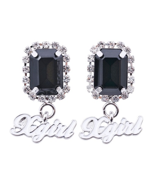 X-girl(エックスガール)の「BIJOU EARRINGS(ピアス(両耳用)・レディース・ブラック/ピンク/ライトグリーン・ONE SIZE)」の7枚目の写真