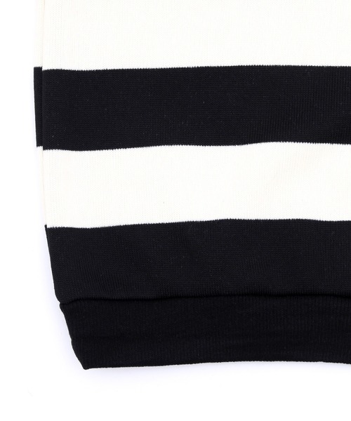 Figments（フィグメンツ）の「太ボーダーニット（ニット/セーター・レディース・ホワイト/オレンジ/ブルー・FREE）」の12枚目の写真