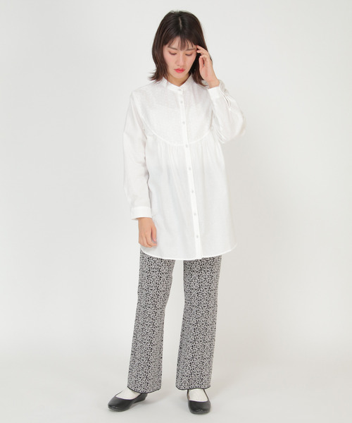 LBC(エルビーシー)の「ニットジャガードパンツ(その他パンツ・レディース・ブラック/オフホワイト・M)」の14枚目の写真