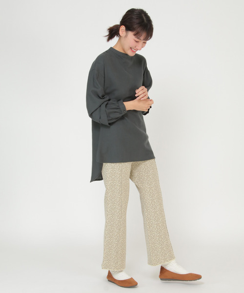 LBC(エルビーシー)の「ニットジャガードパンツ(その他パンツ・レディース・ブラック/オフホワイト・M)」の10枚目の写真