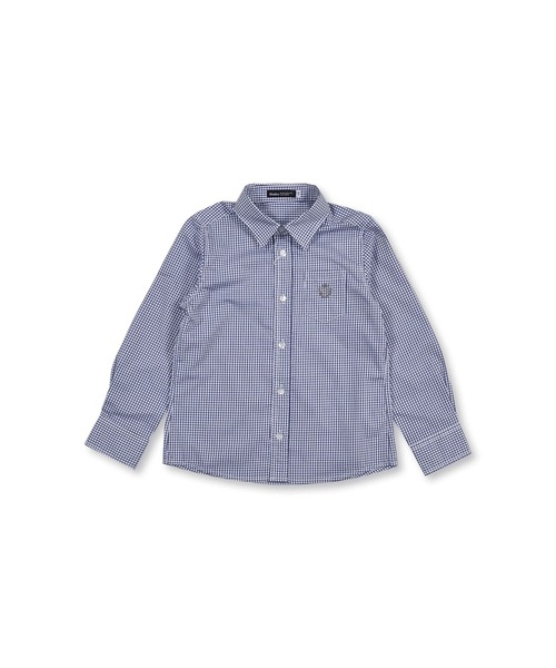 BeBe/フォーマルロゴ刺繍オックスシャツ(110~130cm)