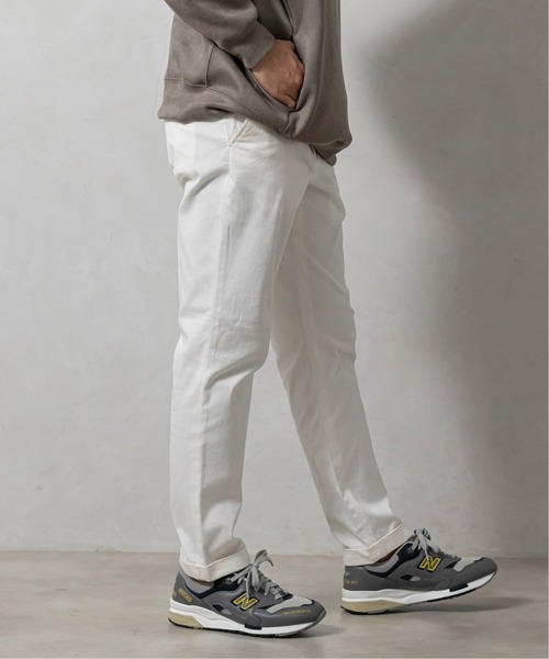 EDIFICE（エディフィス）の「ツインストレッチ チノパン（チノパンツ・メンズ・ホワイト/ベージュ/ネイビー/カーキ・SMALL/MEDIUM/LARGE/X-LARGE）」の22枚目の写真