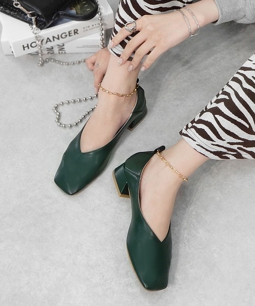 alala(アララ)の「アンクレットパンプス(パンプス・レディース・アイボリー/ブラック/シルバー/ゴールド/グリーン・LL/S/M/L)」の4枚目の写真