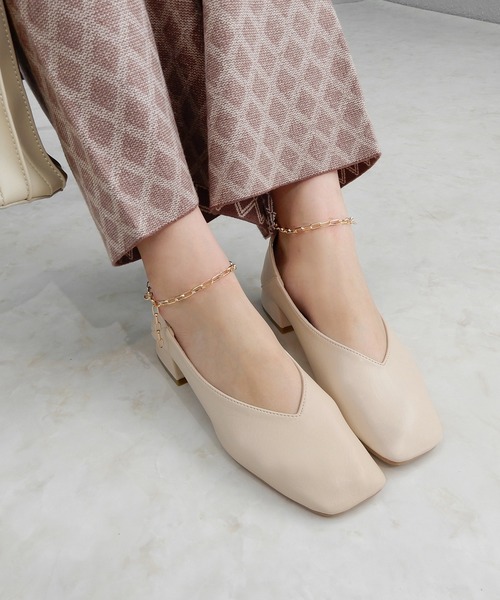 alala(アララ)の「アンクレットパンプス(パンプス・レディース・アイボリー/ブラック/シルバー/ゴールド/グリーン・LL/S/M/L)」の14枚目の写真