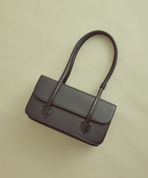 VIS（ビス）の「リサイクルフェイクレザーロングハンドルバッグ【sustainable】（ハンドバッグ・レディース）」