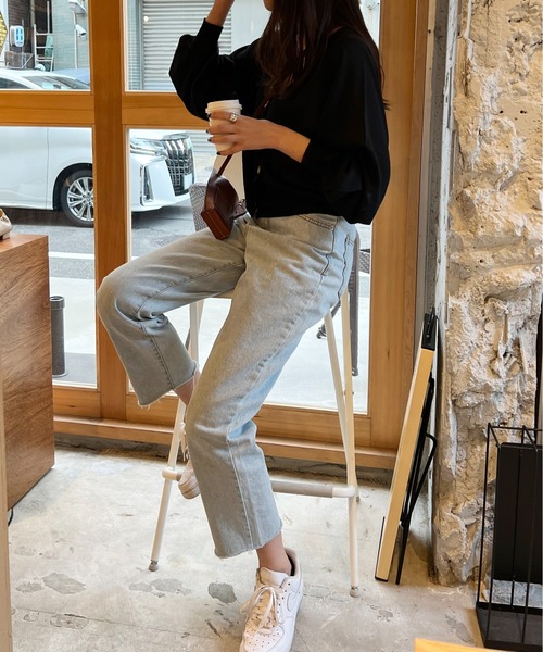 StyleSea（スタイルシー）の「2wayシアーニットカーディガン（カーディガン/ボレロ・レディース・アイボリー/ベージュ/ライトグリーン/ラベンダー/ブラック・MEDIUM）」の15枚目の写真