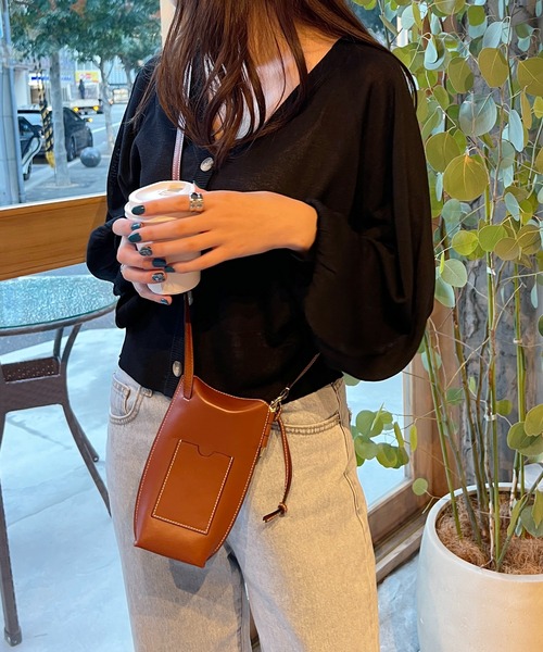 StyleSea（スタイルシー）の「2wayシアーニットカーディガン（カーディガン/ボレロ・レディース・アイボリー/ベージュ/ライトグリーン/ラベンダー/ブラック・MEDIUM）」の17枚目の写真