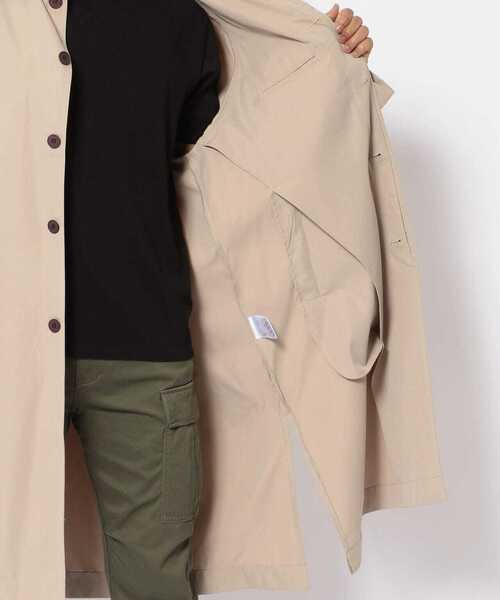 A4A（エーフォーエー）の「A4A(エーフォーエー) ステンカラーコート（ステンカラーコート・メンズ・ブラック/ベージュ・MEDIUM/LARGE）」の15枚目の写真