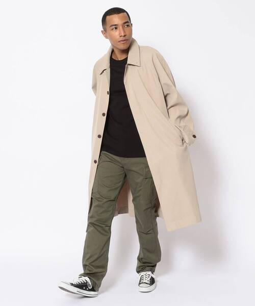 A4A（エーフォーエー）の「A4A(エーフォーエー) ステンカラーコート（ステンカラーコート・メンズ・ブラック/ベージュ・MEDIUM/LARGE）」の16枚目の写真
