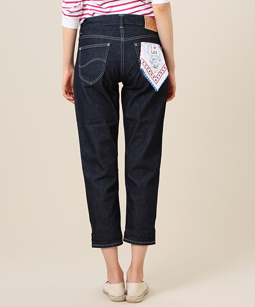 Demi-Luxe BEAMS（デミルクス ビームス）の「Lee / INDIGO アンクルテーパード（デニムパンツ・レディース・インディゴブルー・SMALL/X-SMALL/MEDIUM）」の8枚目の写真