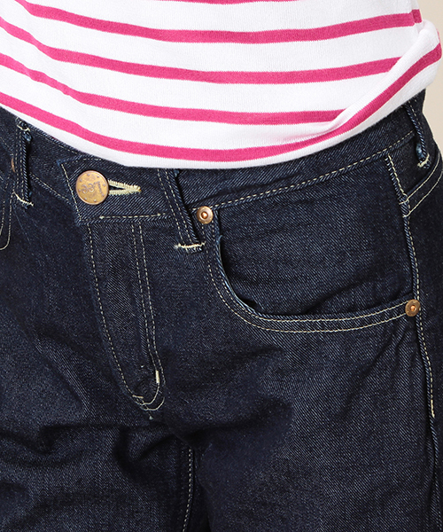 Demi-Luxe BEAMS（デミルクス ビームス）の「Lee / INDIGO アンクルテーパード（デニムパンツ・レディース・インディゴブルー・SMALL/X-SMALL/MEDIUM）」の9枚目の写真