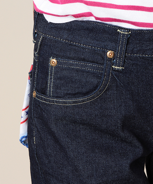 Demi-Luxe BEAMS（デミルクス ビームス）の「Lee / INDIGO アンクルテーパード（デニムパンツ・レディース・インディゴブルー・SMALL/X-SMALL/MEDIUM）」の11枚目の写真