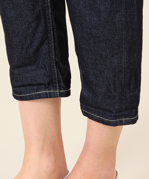 Demi-Luxe BEAMS（デミルクス ビームス）の「Lee / INDIGO アンクルテーパード（デニムパンツ・レディース・インディゴブルー・SMALL/X-SMALL/MEDIUM）」の4枚目の写真