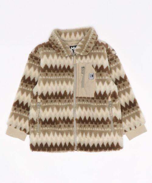 HELLY HANSEN(ヘリーハンセン)の「HELLY HANSEN / ネイティブ柄 ボアジャケット(その他アウター・キッズ・ネイビー/ベージュ・140cm/110cm/120cm/130cm)」の1枚目の写真