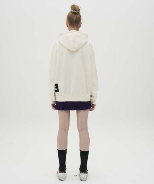 AMESWORLDWIDE（アメスワールドワイド）の「【AMESWORLDWIDE 】レインボーWORLDWIDEフーディ / RAINBOW WORLDWIDE HOODIE（パーカー・レディース・ブラック/グレー/アイボリー/ピンク・MEDIUM/LARGE）」の11枚目の写真