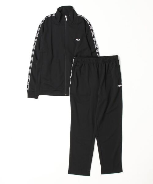 【セール】FILA スムースジャージ テープ付きジャージセットアップ（ジャージ）｜FILA（フィラ）