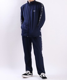 FILA スムースジャージ テープ付きジャージセットアップ