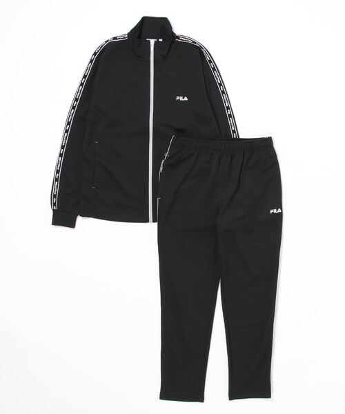 【セール】FILA スムースジャージ テープ付きジャージセットアップ（ジャージ）｜FILA（フィラ）