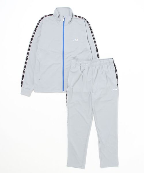 【セール】FILA スムースジャージ テープ付きジャージセットアップ（ジャージ）｜FILA（フィラ）
