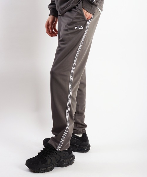 【セール】FILA スムースジャージ テープ付きジャージセットアップ（ジャージ）｜FILA（フィラ）