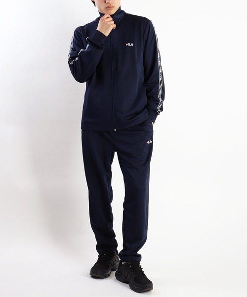 フィラデルフィア・イーグルス Wentz ジャージ XL 黒 セール】FILA スムースジャージ テープ付きジャージセットアップ