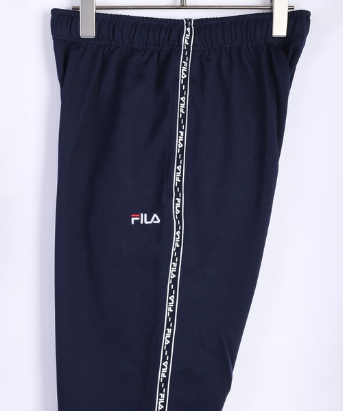 【セール】FILA スムースジャージ テープ付きジャージセットアップ（ジャージ）｜FILA（フィラ）