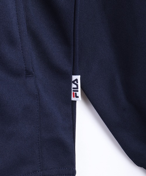 【セール】FILA スムースジャージ テープ付きジャージセットアップ（ジャージ）｜FILA（フィラ）