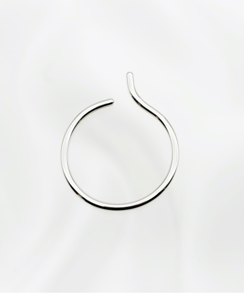 BYOKA（ビョーカ）の「【BYOKA / ビョーカ】BOLD HOOP EARCUFF / イヤーカフ（イヤーカフ・レディース・シルバー・FREE）」の6枚目の写真