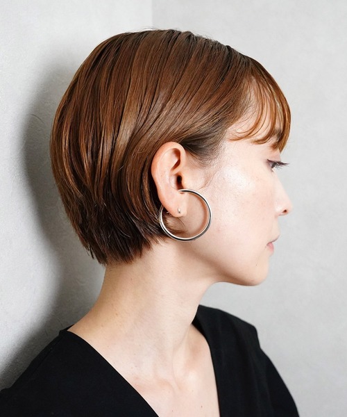 BYOKA（ビョーカ）の「【BYOKA / ビョーカ】BOLD HOOP EARCUFF / イヤーカフ（イヤーカフ・レディース・シルバー・FREE）」の9枚目の写真