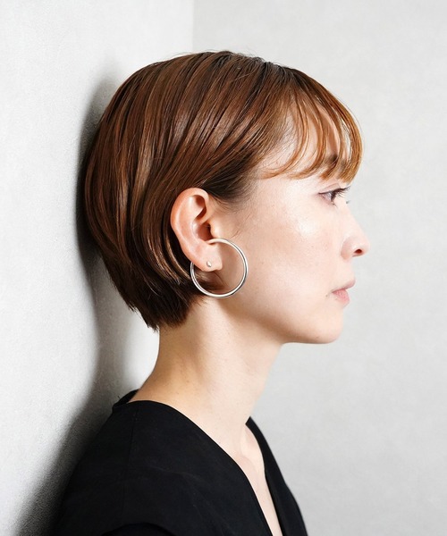 BYOKA（ビョーカ）の「【BYOKA / ビョーカ】BOLD HOOP EARCUFF / イヤーカフ（イヤーカフ・レディース・シルバー・FREE）」の14枚目の写真