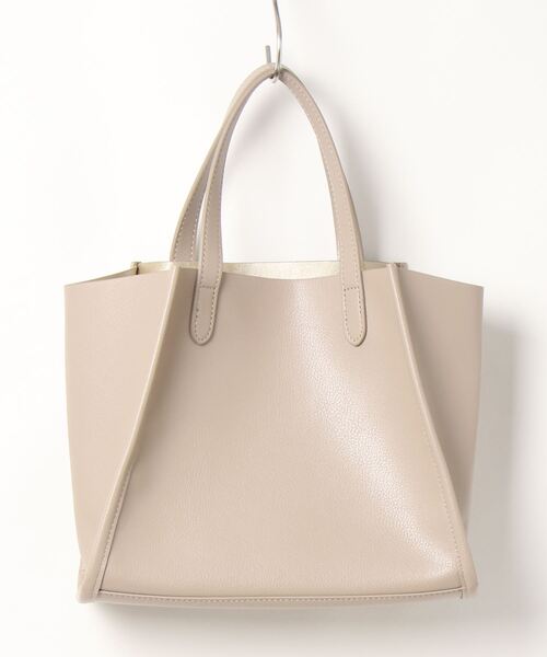 Lugnoncure（ルノンキュール）の「ポーチ付きトートバッグ（トートバッグ・レディース・ベージュ/オフホワイト/グリーン・ﾌﾘ-）」の4枚目の写真