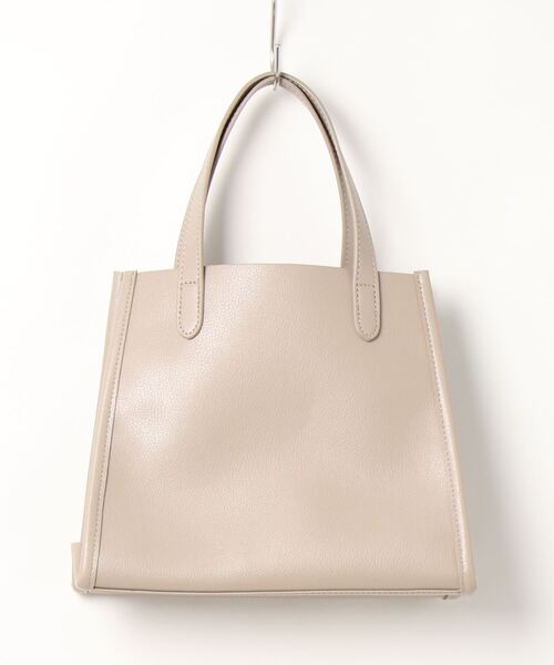 Lugnoncure（ルノンキュール）の「ポーチ付きトートバッグ（トートバッグ・レディース・ベージュ/オフホワイト/グリーン・ﾌﾘ-）」の5枚目の写真