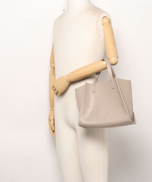 Lugnoncure（ルノンキュール）の「ポーチ付きトートバッグ（トートバッグ・レディース・ベージュ/オフホワイト/グリーン・ﾌﾘ-）」の11枚目の写真