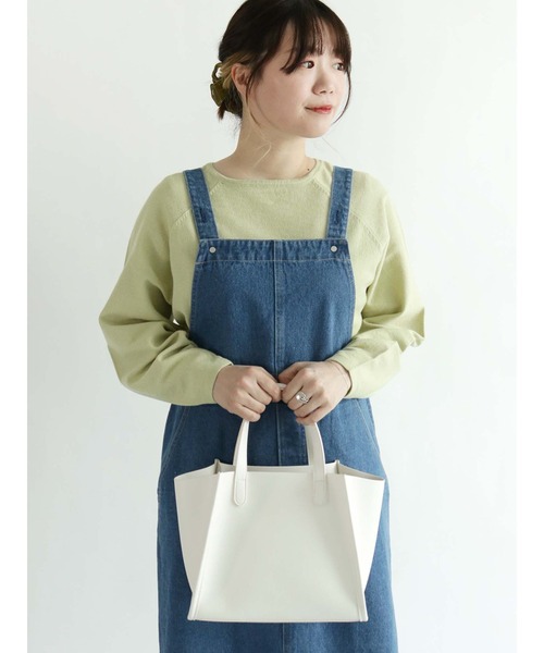 Lugnoncure（ルノンキュール）の「ポーチ付きトートバッグ（トートバッグ・レディース・ベージュ/オフホワイト/グリーン・ﾌﾘ-）」の2枚目の写真