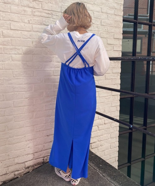 CIAOPANIC（チャオパニック）の「バッククロスキャミワンピース