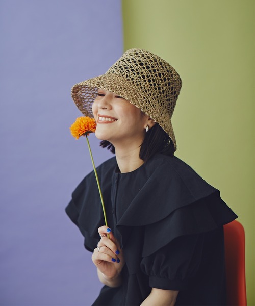 N.（N. Natural Beauty Basic）（エヌエヌナチュラルビューティーベーシック）の「《n.'look》◆レイヤードラッフルブラウス（シャツ/ブラウス・レディース・ホワイト/ブラック・MEDIUM）」の9枚目の写真