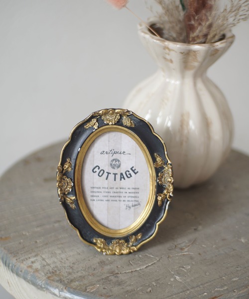 ammy.(エイミードット)の「【 ammy. / エイミードット 】 アンティーク調 オーバル スクエア フォト ミニ フレーム / 写真立て(フォトフレーム・レディース・ホワイト/ブラック/グレー/ゴールド/ホワイト系その他/ブラック系その他/グレー系その他/ゴールド系その他/ブラック系その他2/グレー系その他2/ゴールド系その他2/ホワイト系その他2・FREE)」の14枚目の写真