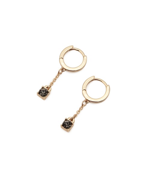 VIS（ビス）の「【WEB限定】ゆれビジュープチピアス（ピアス（両耳用）・レディース・その他1/グレー系その他/イエロー・FREE）」の6枚目の写真