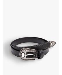 『agnes b』プレッションボタンレザーベルト agnes b.（アニエスベー）の「CU01 CEINTURE プレッションボタン