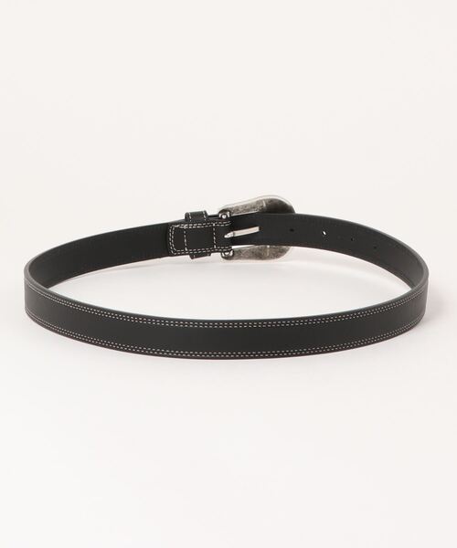 agnes b.(アニエスベー)の「CU01 CEINTURE レザーベルト(ベルト・メンズ・ブラック・90/85/80)」の3枚目の写真