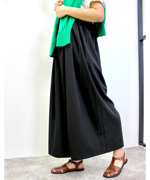 MLI'A（エムリア）の「キャミサロペット（サロペット/オーバーオール・レディース・ブラック/ベージュ/グリーン・M）」の10枚目の写真