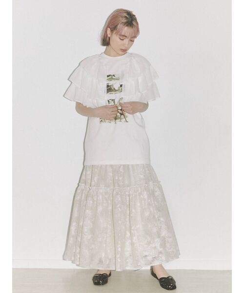 merry jenny（メリージェニー）の「some dogs Tee（Tシャツ/カットソー・レディース・ブラック/ベージュ/オフホワイト・FREE）」の16枚目の写真