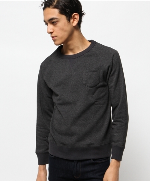 OUTLET(アウトレット)の「【CIAOPANIC TYPY】TCR裏起毛クルー(Tシャツ/カットソー・メンズ・チャコールグレー/グレー/ネイビー・LARGE/SMALL/MEDIUM)」の1枚目の写真