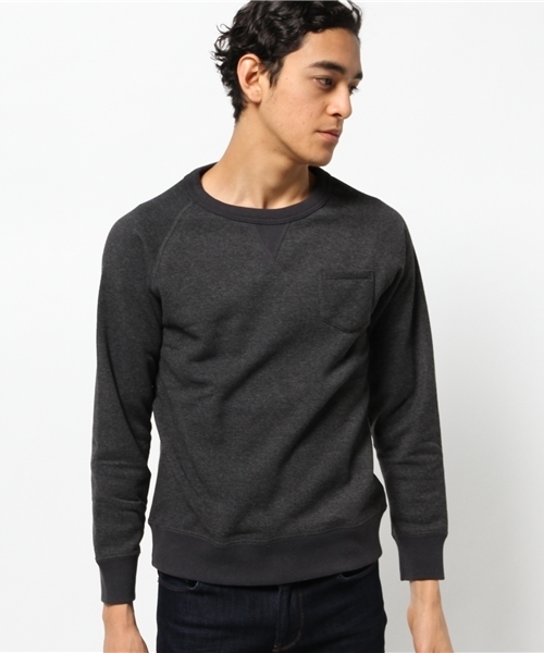 OUTLET(アウトレット)の「【CIAOPANIC TYPY】TCR裏起毛クルー(Tシャツ/カットソー・メンズ・チャコールグレー/グレー/ネイビー・LARGE/SMALL/MEDIUM)」の4枚目の写真
