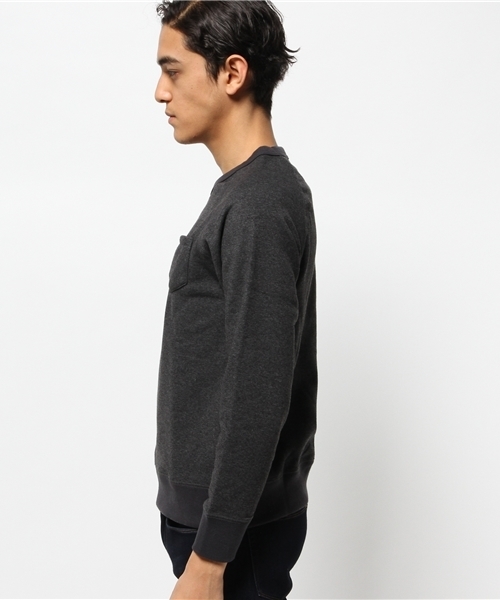 OUTLET(アウトレット)の「【CIAOPANIC TYPY】TCR裏起毛クルー(Tシャツ/カットソー・メンズ・チャコールグレー/グレー/ネイビー・LARGE/SMALL/MEDIUM)」の5枚目の写真