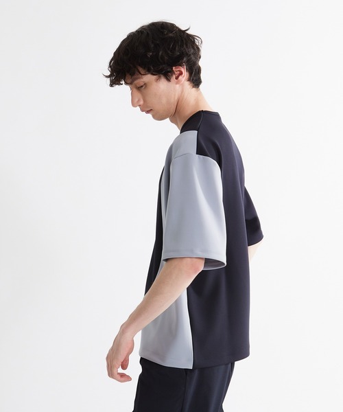 UNITED TOKYO(ユナイテッドトウキョウ)の「バイカラーラウンドTシャツ(Tシャツ/カットソー・メンズ・アイボリー/ブラック/グレー/ブルー・1/2)」の17枚目の写真