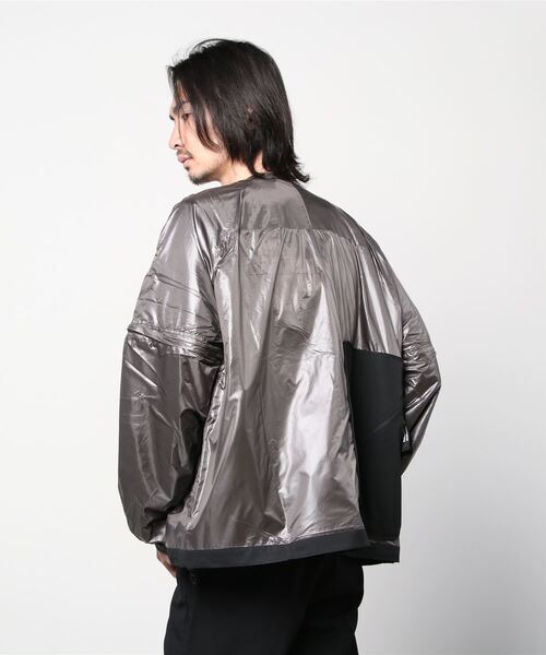POLIQUANT（ポリクアント）の「POLIQUANT(ポリクアント)@INFLATABLE JACKET WITH PACKABLE（ブルゾン・メンズ・ブラック・2/3）」の3枚目の写真