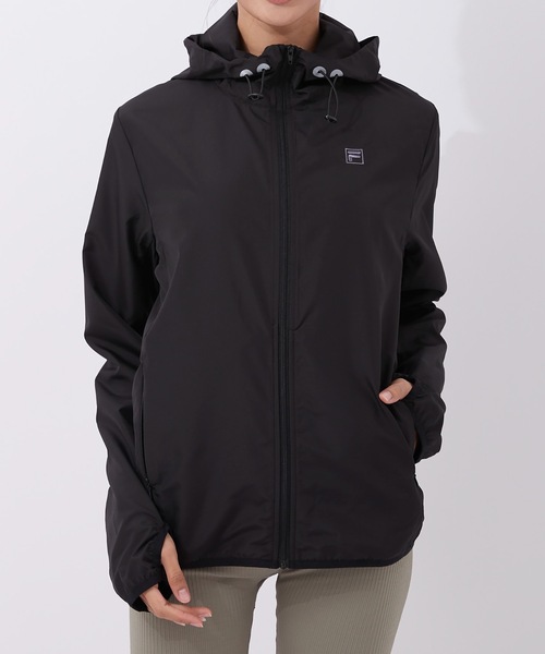 FILA（フィラ）の「【FILA:フィラ】レディースラッシュガード 布帛パーカー（ラッシュガード・レディース・ライトパープル/ホワイト/ブラック・SMALL/LARGE/MEDIUM/X-LARGE/XX-LARGE/XXX-LARGE）」の8枚目の写真