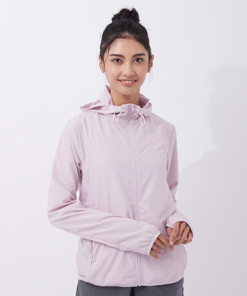 FILA（フィラ）の「【FILA:フィラ】レディースラッシュガード 布帛パーカー（ラッシュガード・レディース・ライトパープル/ホワイト/ブラック・SMALL/LARGE/MEDIUM/X-LARGE/XX-LARGE/XXX-LARGE）」の15枚目の写真